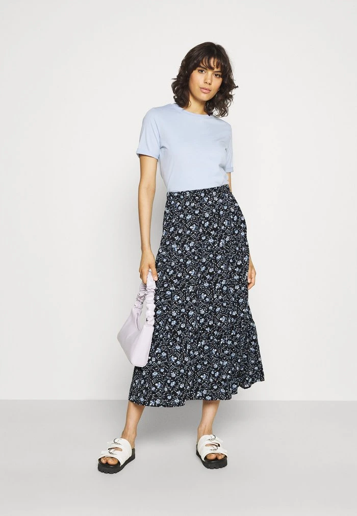 JDYVICKY SKIRT - Jupe Plissée - Black/vista Blue/cloud Dancer 2 JDYVICKY SKIRT - Jupe Plissée - Black/vista Blue/cloud Dancer – Image 2