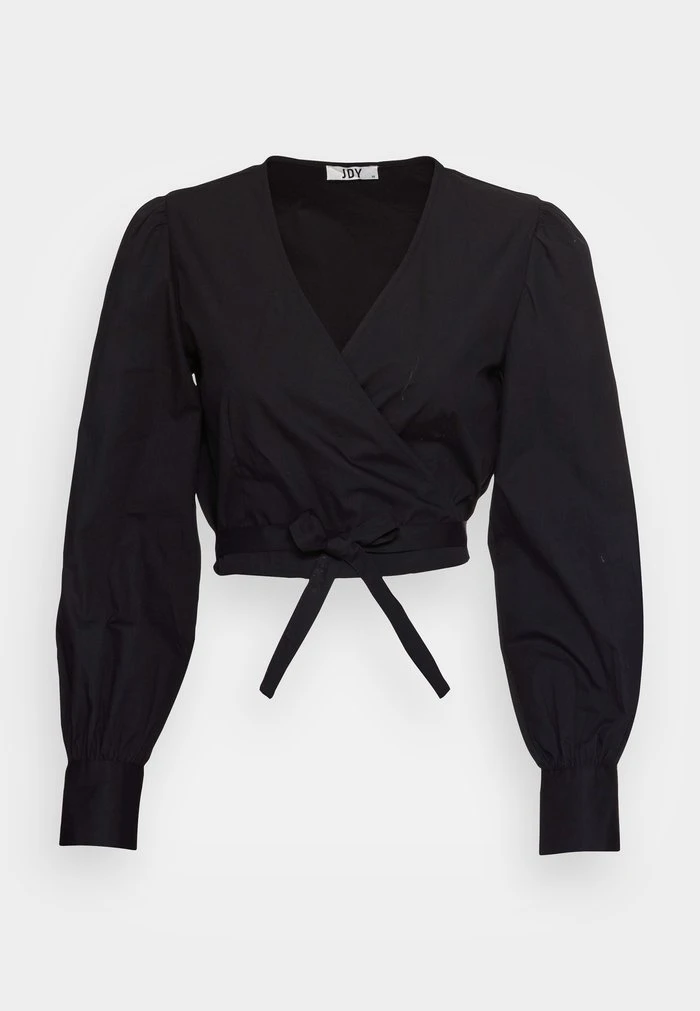 JDYROSA WRAP - T-shirt à Manches Longues - Black 4 JDYROSA WRAP - T-shirt à Manches Longues - Black – Image 4