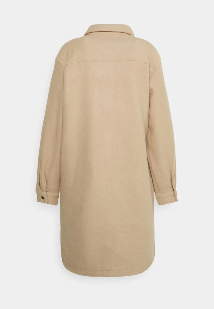 JDYHOLLY SOLID LONG SHACKET - Manteau Classique - Bark 2 JDYHOLLY SOLID LONG SHACKET - Manteau Classique - Bark – Image 2