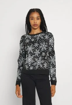 JDYMIKA - Pullover - Black/white