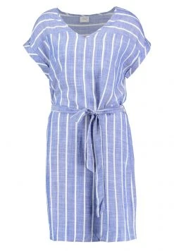 JDYJANINE DRESS - Robe De Jour - Blue/white -JDY Soldes Magasin 03ea8687c94b4e4f86a56738142cd25e