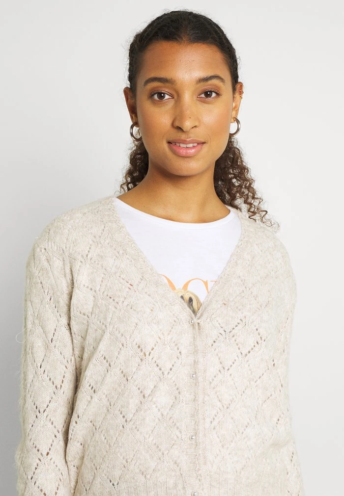 JDYAVIL SHORT CARDIGAN - Gilet - Chateau Gray 4 JDYAVIL SHORT CARDIGAN - Gilet - Chateau Gray – Image 4