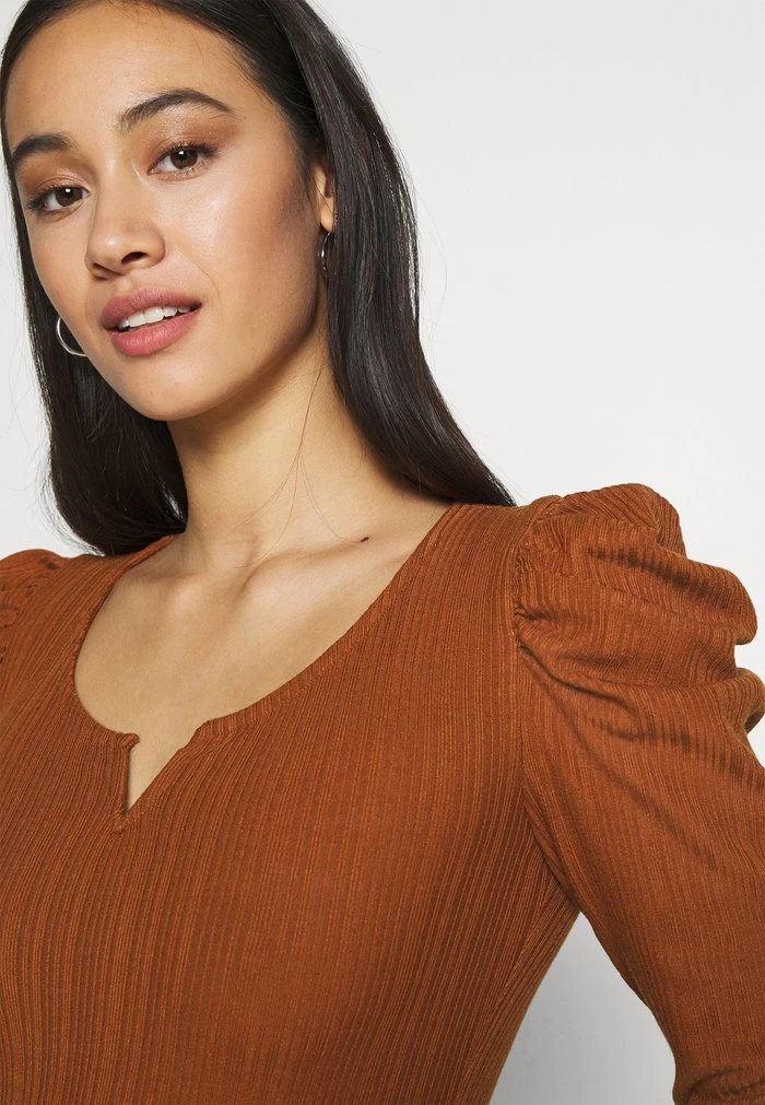 JDYANNA PUFF SLEEVE - T-shirt à Manches Longues - Mocha Bisque 4 JDYANNA PUFF SLEEVE - T-shirt à Manches Longues - Mocha Bisque – Image 4