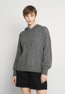 JDYSUNDAY HOOD - Sweat à Capuche - Dark Grey Melange