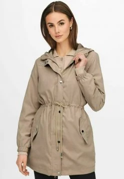 JDYHAZEL LONG - Parka - Beige -JDY Soldes Magasin 08a86207204645bf916d7f71d0b60cde