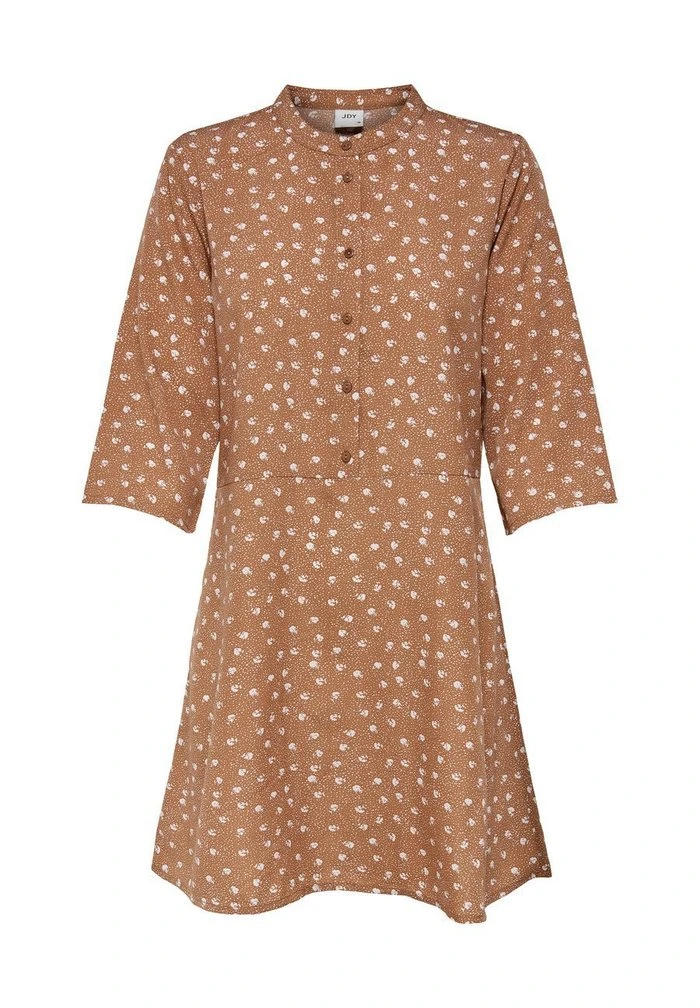 JDY Robe Chemise - Brown 5 JDY Robe Chemise - Brown – Image 5