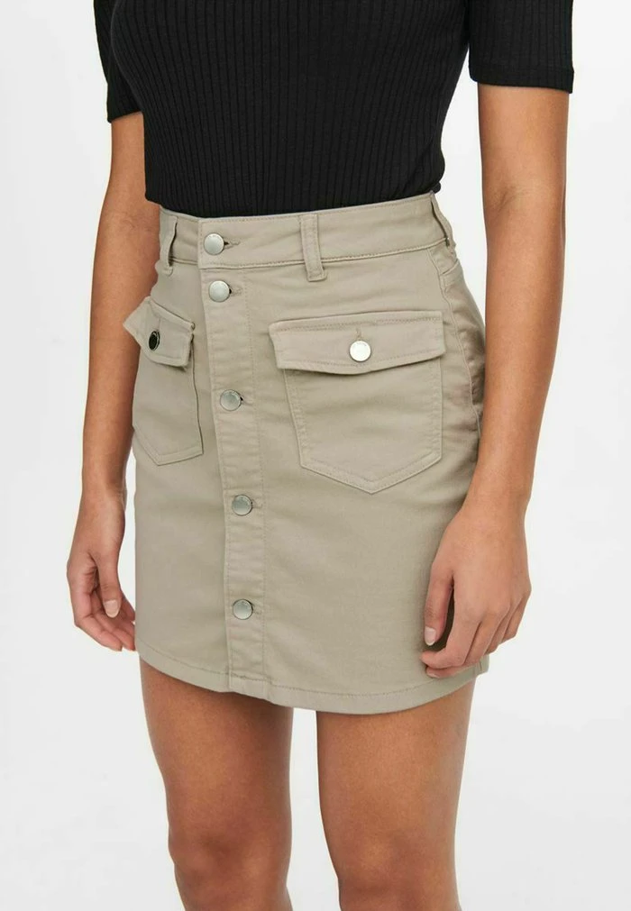 JDY DETAILREICHER BETONTER - Jupe En Jean - Chateau Gray 4 JDY DETAILREICHER BETONTER - Jupe En Jean - Chateau Gray – Image 4