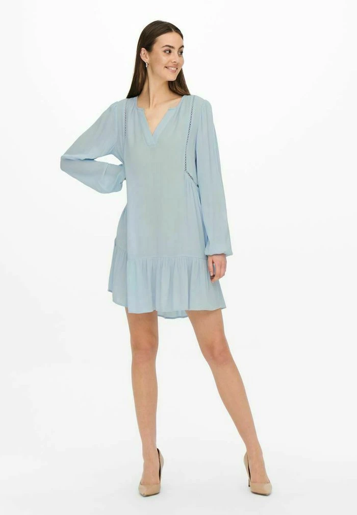 JDY EINFARBIGES - Robe De Jour - Cashmere Blue 2 JDY EINFARBIGES - Robe De Jour - Cashmere Blue – Image 2