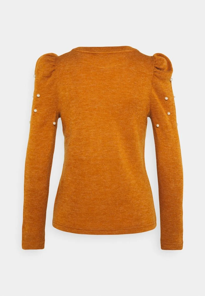 JDYMIE PEARL PUFF SLEEVE - Pullover - Leather Brown 2 JDYMIE PEARL PUFF SLEEVE - Pullover - Leather Brown – Image 2