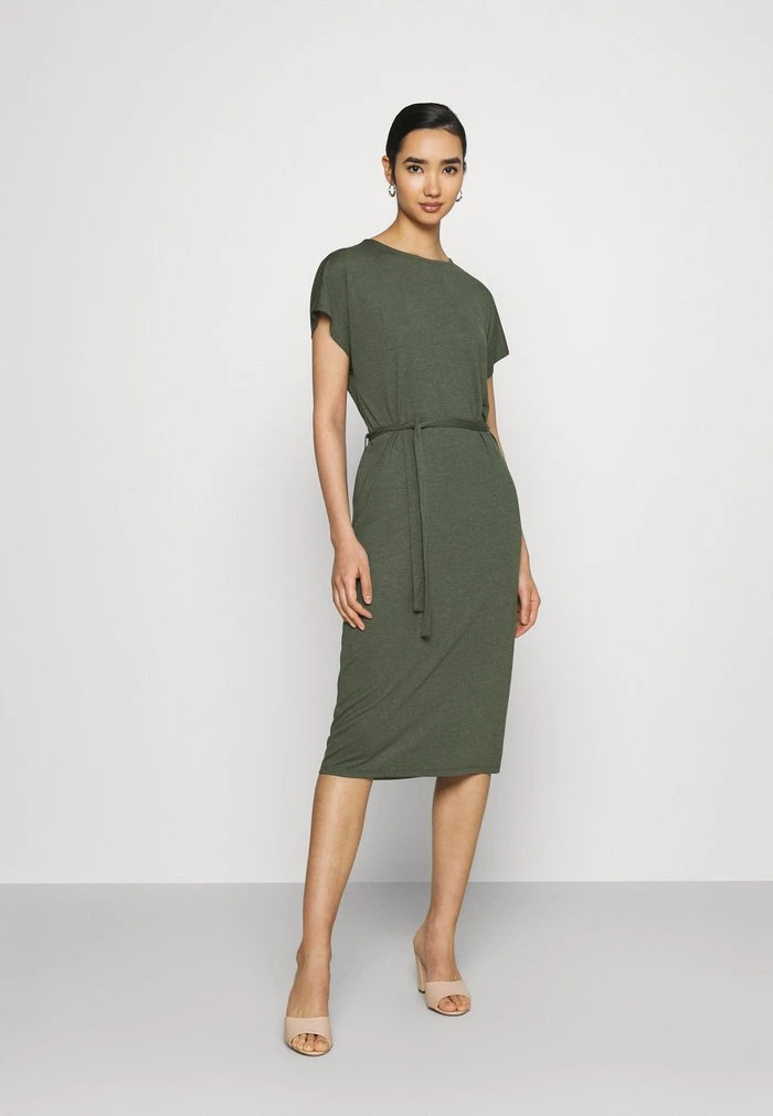 JDYURBAN GABRIELLA BELT DRESS - Robe En Jersey - Kalamata 2 JDYURBAN GABRIELLA BELT DRESS - Robe En Jersey - Kalamata – Image 2