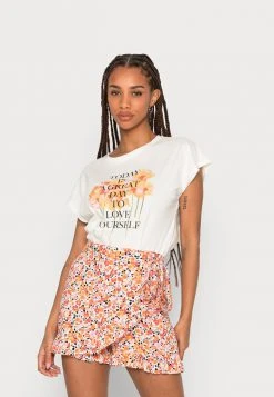 JDY BONG - T-shirt Imprimé - Cloud Dancer