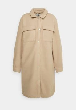 JDYHOLLY SOLID LONG SHACKET - Manteau Classique - Bark