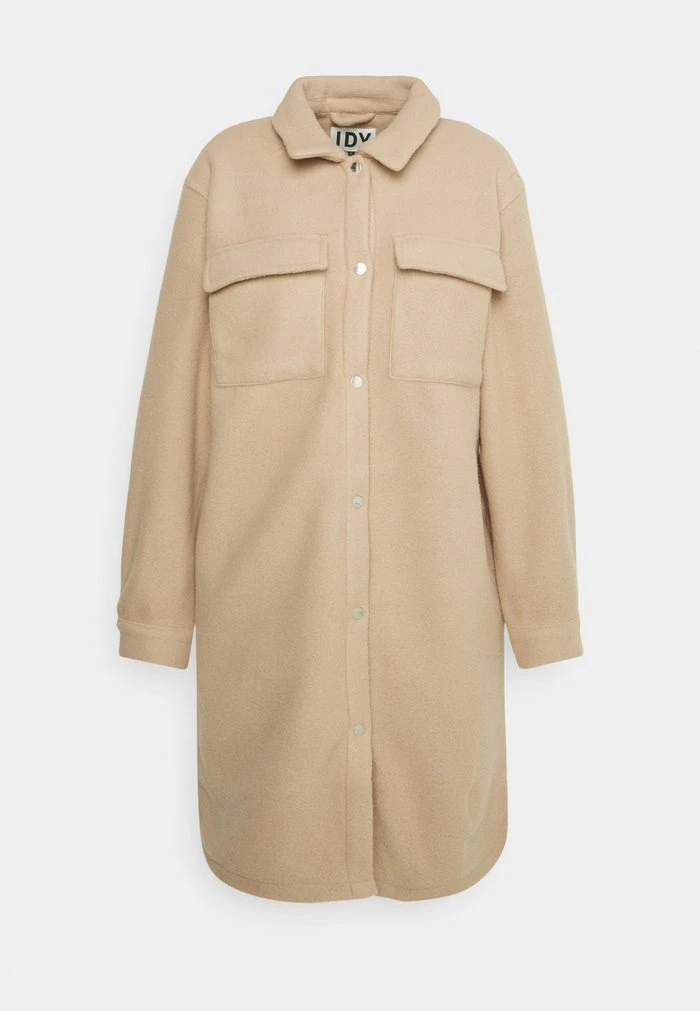 JDYHOLLY SOLID LONG SHACKET - Manteau Classique - Bark 1 JDYHOLLY SOLID LONG SHACKET - Manteau Classique - Bark