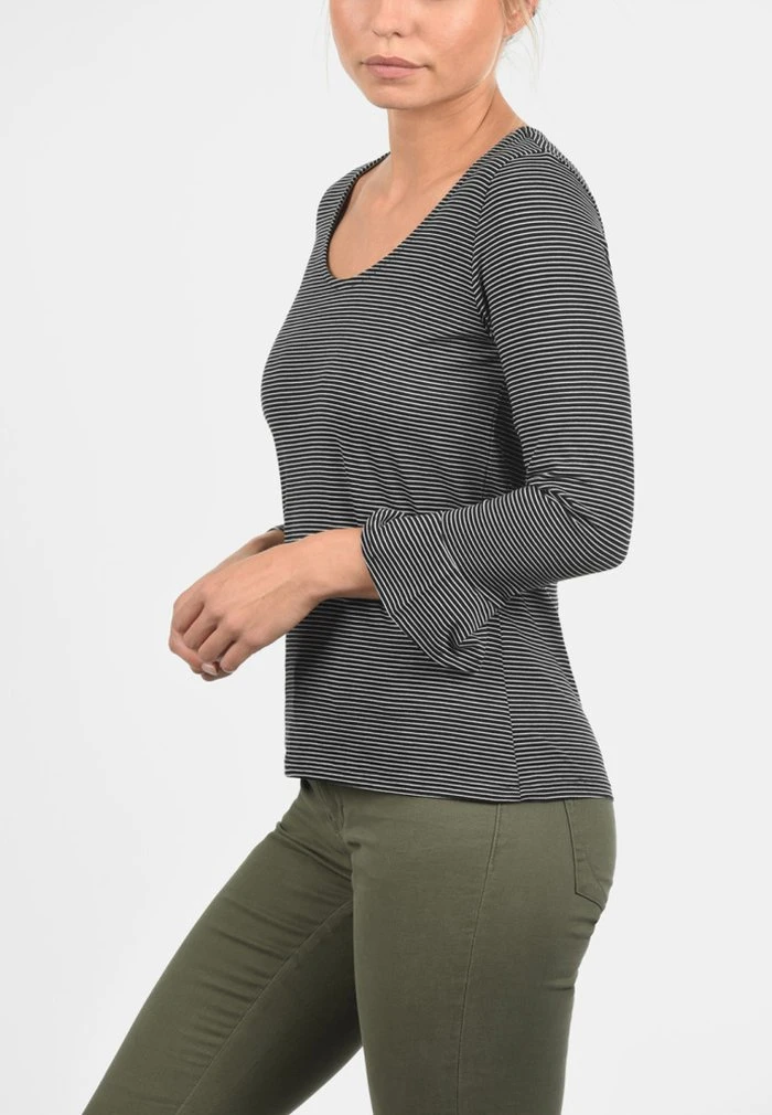 JDY 3/4-ARM-SHIRT LINDA - T-shirt à Manches Longues - Black 2 JDY 3/4-ARM-SHIRT LINDA - T-shirt à Manches Longues - Black – Image 2