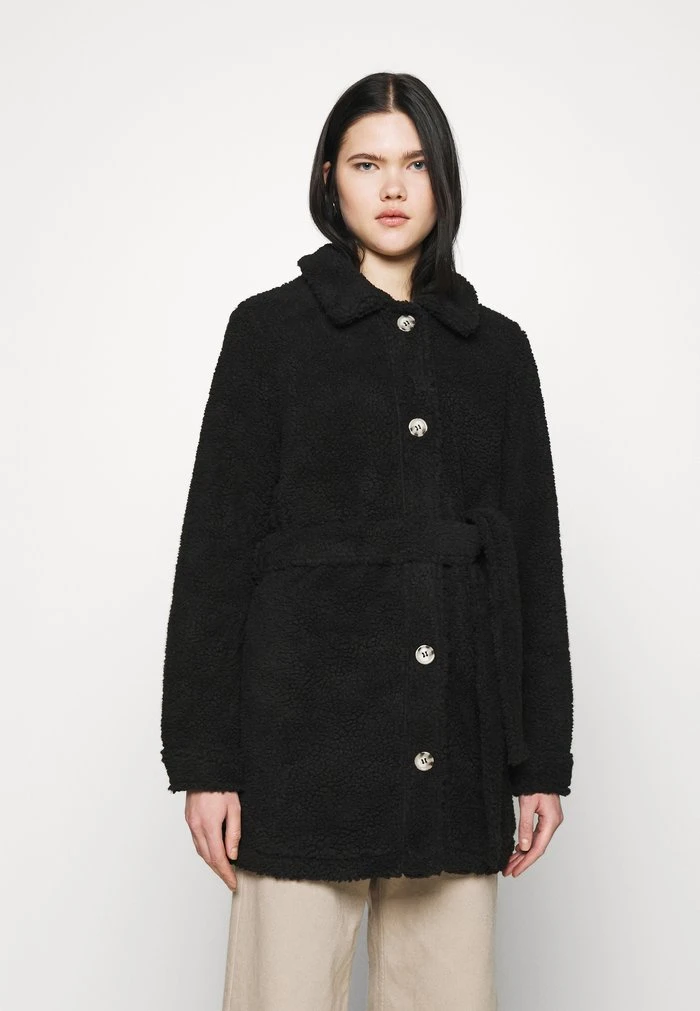 JDYSTELLA BELT JACKET - Manteau Classique - Black 1 JDYSTELLA BELT JACKET - Manteau Classique - Black