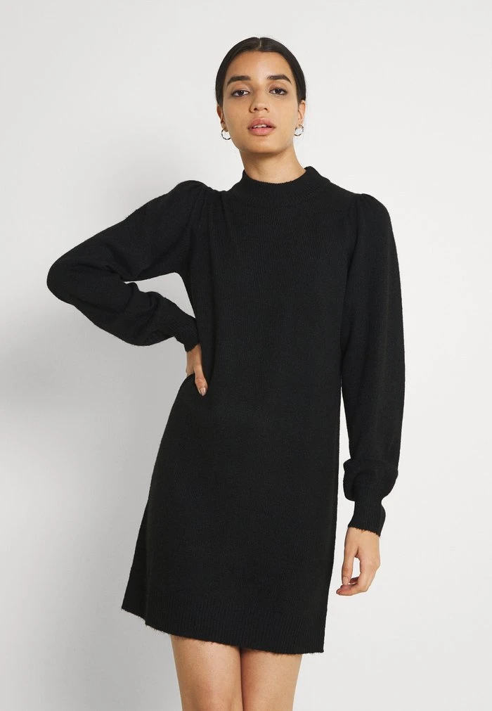 JDY HIGH NECK KNT NOOS - Robe Fourreau - Black 1 JDY HIGH NECK KNT NOOS - Robe Fourreau - Black