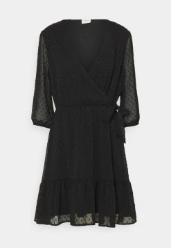 JDYEMILIA WRAP DRESS - Robe De Jour - Black 10 JDYEMILIA WRAP DRESS - Robe De Jour - Black -JDY Soldes Magasin 10fb146d0b804ba995203b86b55c7b12