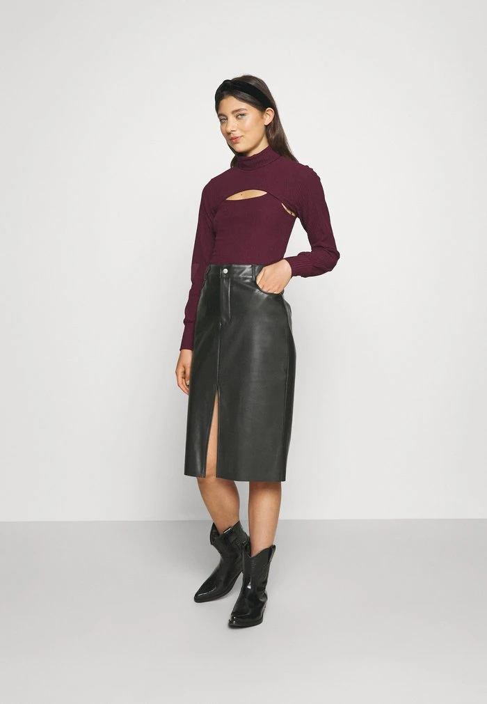 JDYALEX SKIRT - Jupe Crayon - Black 2 JDYALEX SKIRT - Jupe Crayon - Black – Image 2