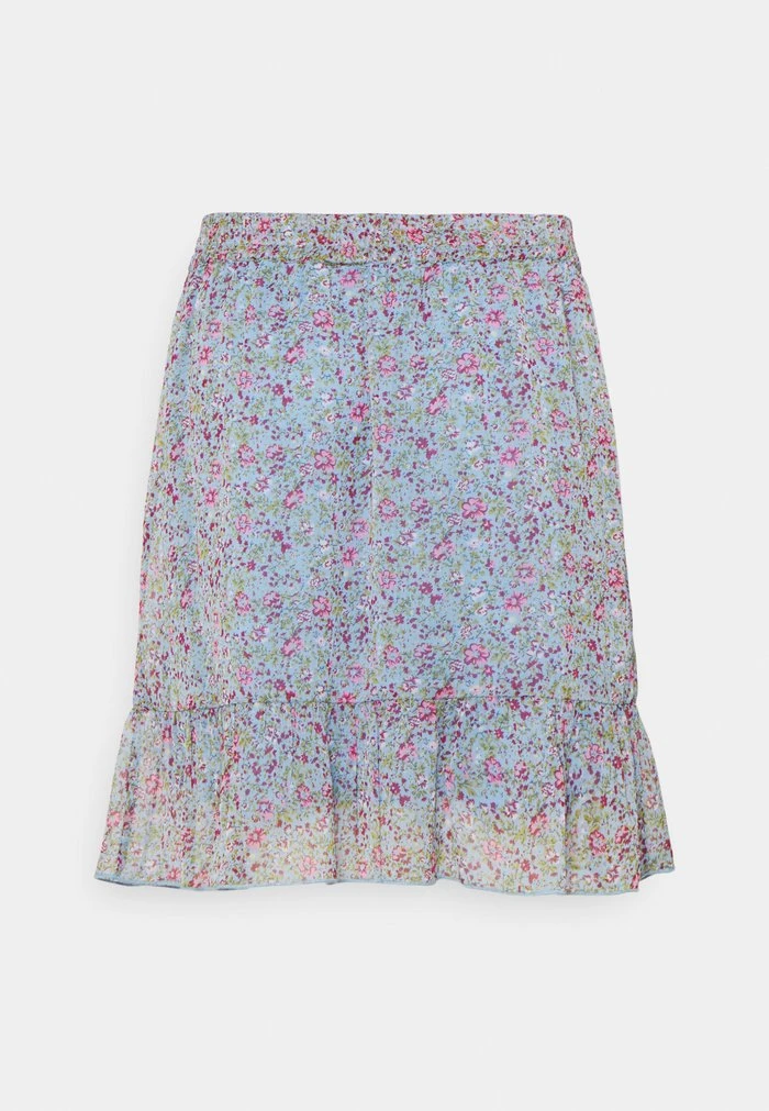 JDYJENNIFER LIFE MINI SKIRT - Minijupe - Baby Blue/pink 2 JDYJENNIFER LIFE MINI SKIRT - Minijupe - Baby Blue/pink – Image 2