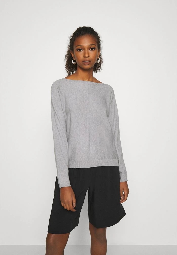 JDYPOMPEII - Pullover - Light Grey Melange 1 JDYPOMPEII - Pullover - Light Grey Melange