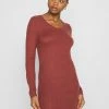 JDYALICE DRESS - Robe Pull - Dark Red