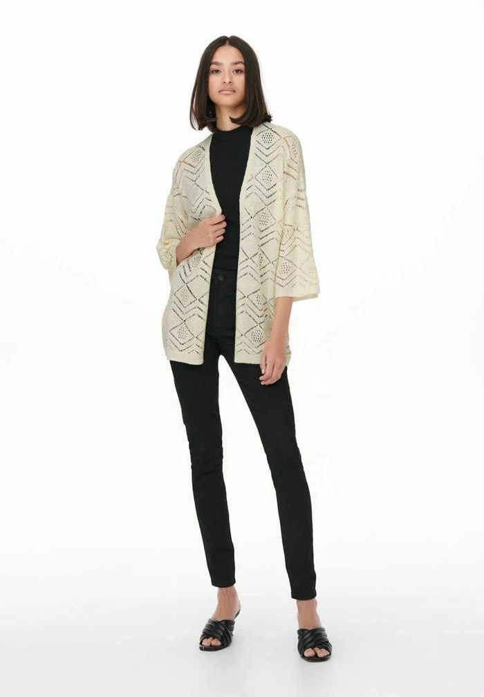 JDY 3/4-ARM - Gilet - Eggnog 2 JDY 3/4-ARM - Gilet - Eggnog – Image 2