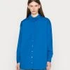 JDY MOLLY SOLID OVERSIZE SHIRT - Chemisier - Princess Blue