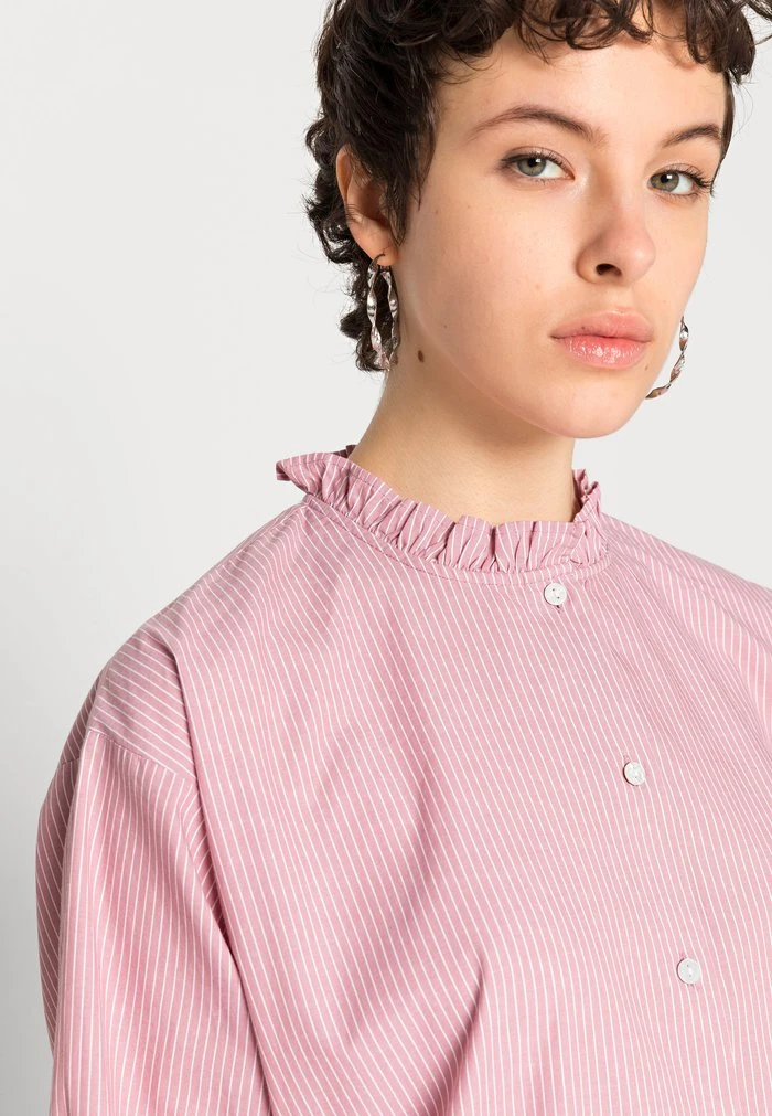 JDY BUBBLE LIFE FRILL LONG - Chemisier - Nostalgia Rose/cloud Dancer 5 JDY BUBBLE LIFE FRILL LONG - Chemisier - Nostalgia Rose/cloud Dancer – Image 5