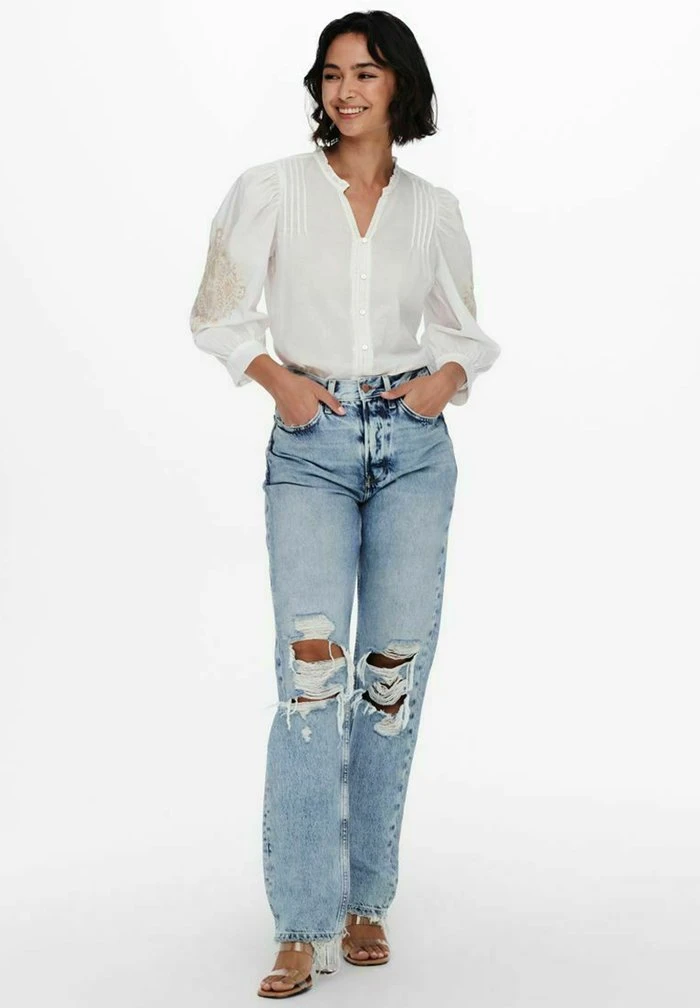 JDY LIFE HW - Jean Boyfriend - Light Blue Denim 2 JDY LIFE HW - Jean Boyfriend - Light Blue Denim – Image 2