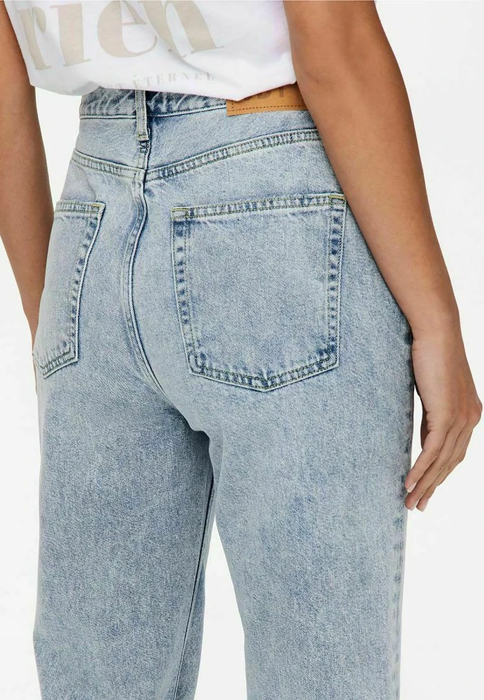 STRAIGHT FIT JDYDICHTE HW WIDE RAW - Jean Flare - Light Blue Denim 5 STRAIGHT FIT JDYDICHTE HW WIDE RAW - Jean Flare - Light Blue Denim – Image 5