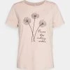 JDYFLORA - T-shirt Imprimé - Rose Smoke