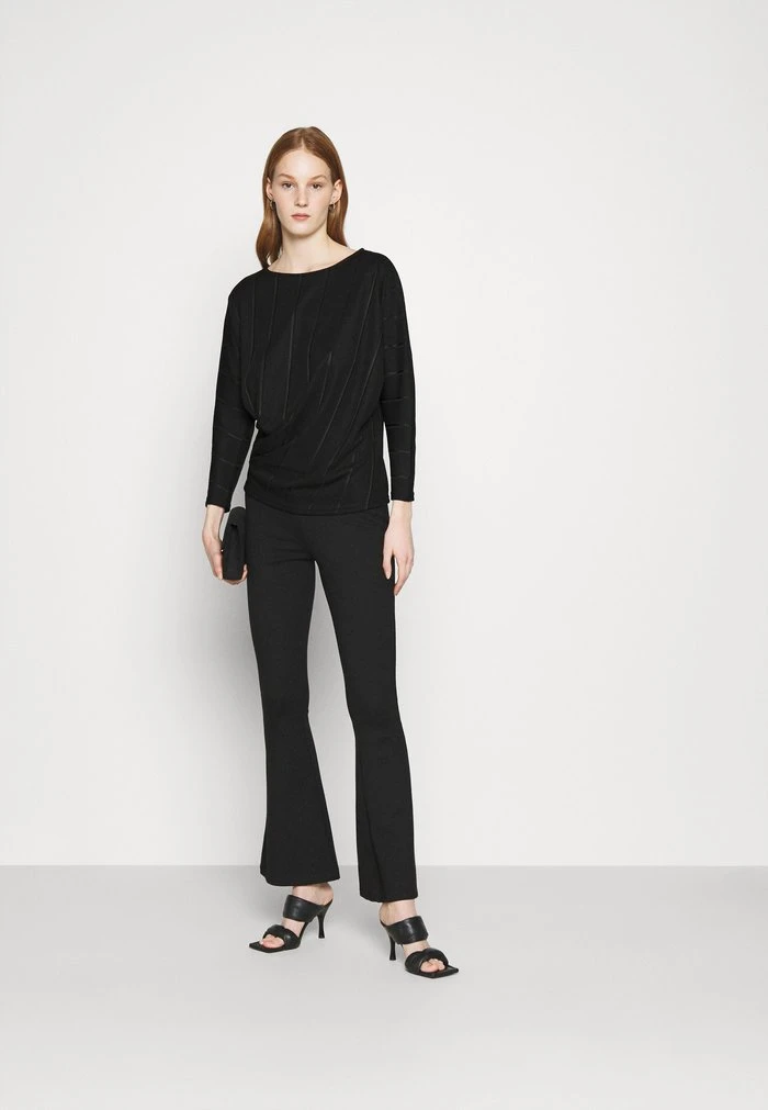 JDYBINA 7/8 SLEEVE LOUNGE - T-shirt à Manches Longues - Black 2 JDYBINA 7/8 SLEEVE LOUNGE - T-shirt à Manches Longues - Black – Image 2