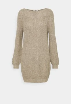 JDYWHITNEY MEGAN BOAT DRESS - Robe Pull - Beige -JDY Soldes Magasin 1b97b26b128748bf9a81b99fbc8bb647