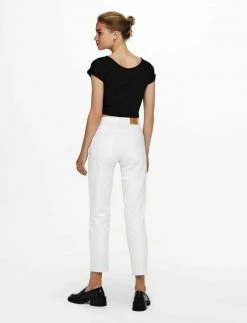 JDY Jean Droit - White -JDY Soldes Magasin 1bfb3ad40cc843b78080c7e302e5a191