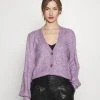 JDY DREA - Gilet - Lavender Gray Melange