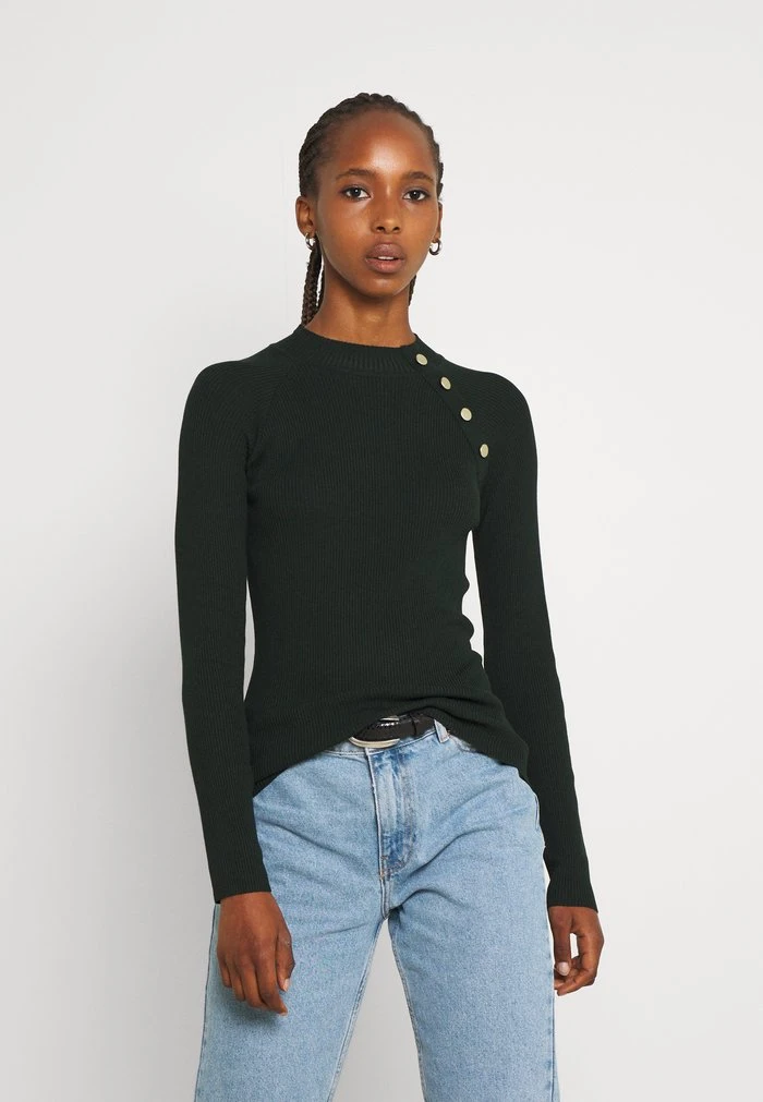 JDYPLUM BUTTON - Pullover - Scarab 1 JDYPLUM BUTTON - Pullover - Scarab