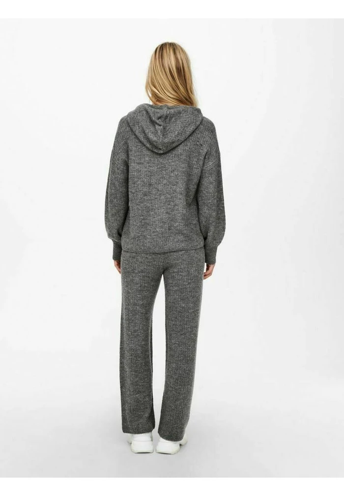 JDY Pantalon Classique - Dark Grey Melange 2 JDY Pantalon Classique - Dark Grey Melange – Image 2