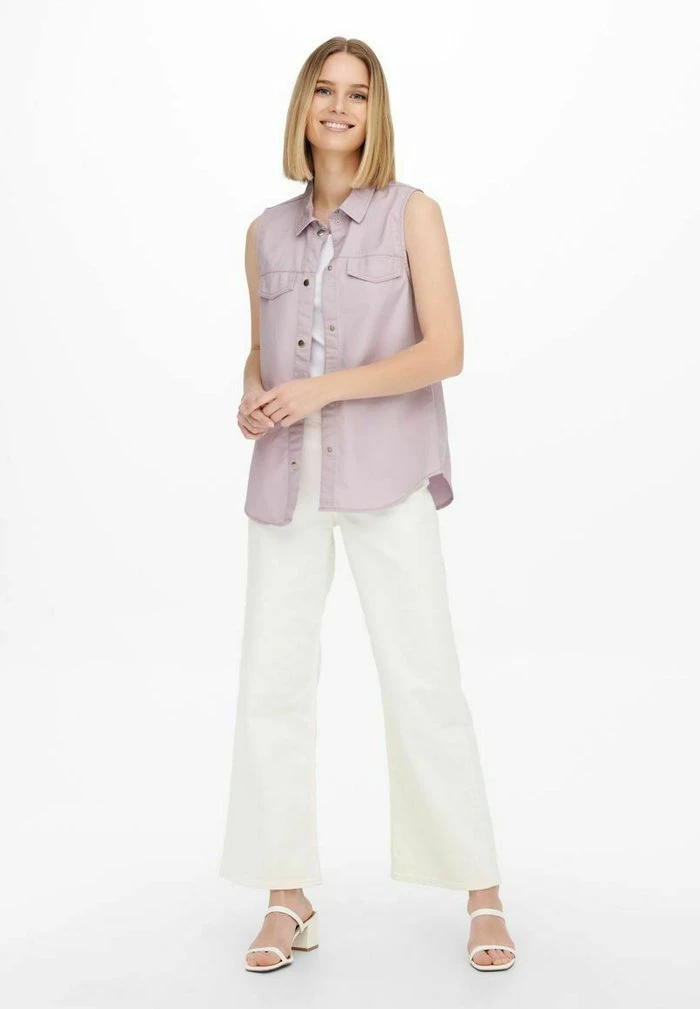 JDY Veste Sans Manches - Lavender Frost 2 JDY Veste Sans Manches - Lavender Frost – Image 2