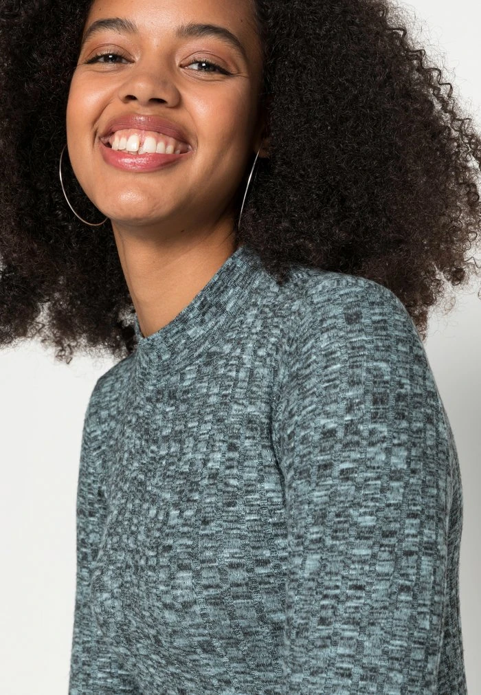 JDYMELISA - T-shirt à Manches Longues - Tourmaline Melange 5 JDYMELISA - T-shirt à Manches Longues - Tourmaline Melange – Image 5