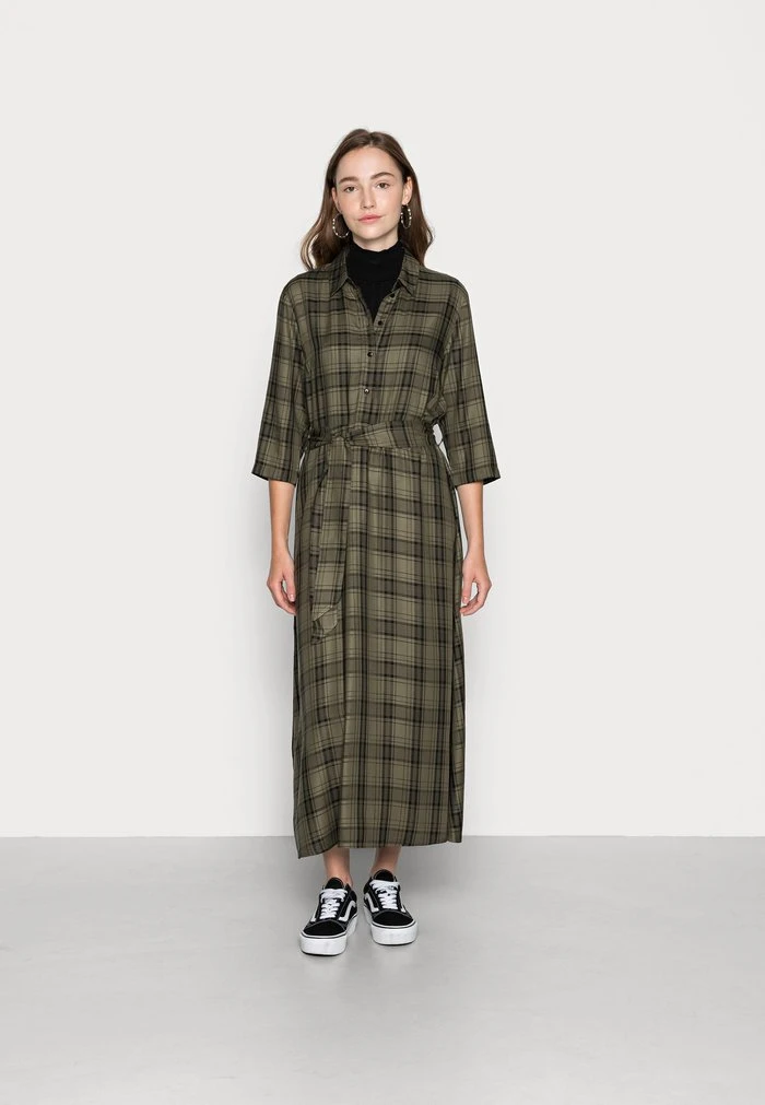 JDYSTAY MIDCALF DRESS - Robe Chemise - Kalamata 2 JDYSTAY MIDCALF DRESS - Robe Chemise - Kalamata – Image 2