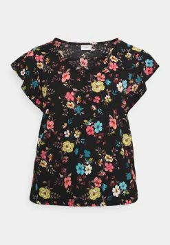 JDYGITTE SVANS V NECK - T-shirt Imprimé - Black -JDY Soldes Magasin 23e2148c929548f586bca660ea88fdb7