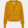 JDYJUSTY SHORT CARDIGAN - Gilet - Harvest Gold