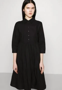 JDYULLE DRESS - Robe Chemise - Black -JDY Soldes Magasin 266e547e126b44b3b716ec683f75eb43