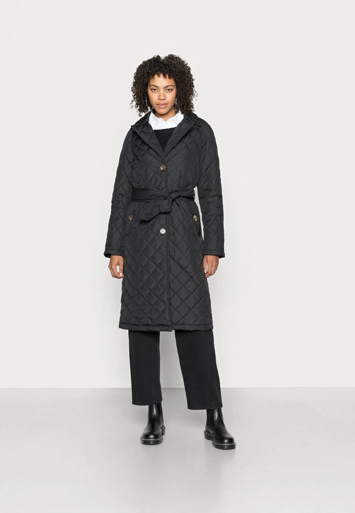 JDYTORA LONG QUILT - Veste D'hiver - Black 1 JDYTORA LONG QUILT - Veste D'hiver - Black