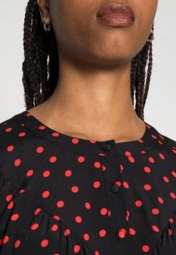 JDY MUNTE - Blouse - Black/red -JDY Soldes Magasin 2826201d28c54be29eabe4c125cdbf93
