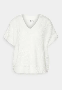 JDYJUSTY V NECK VEST - T-shirt Basique - Cloud Dancer