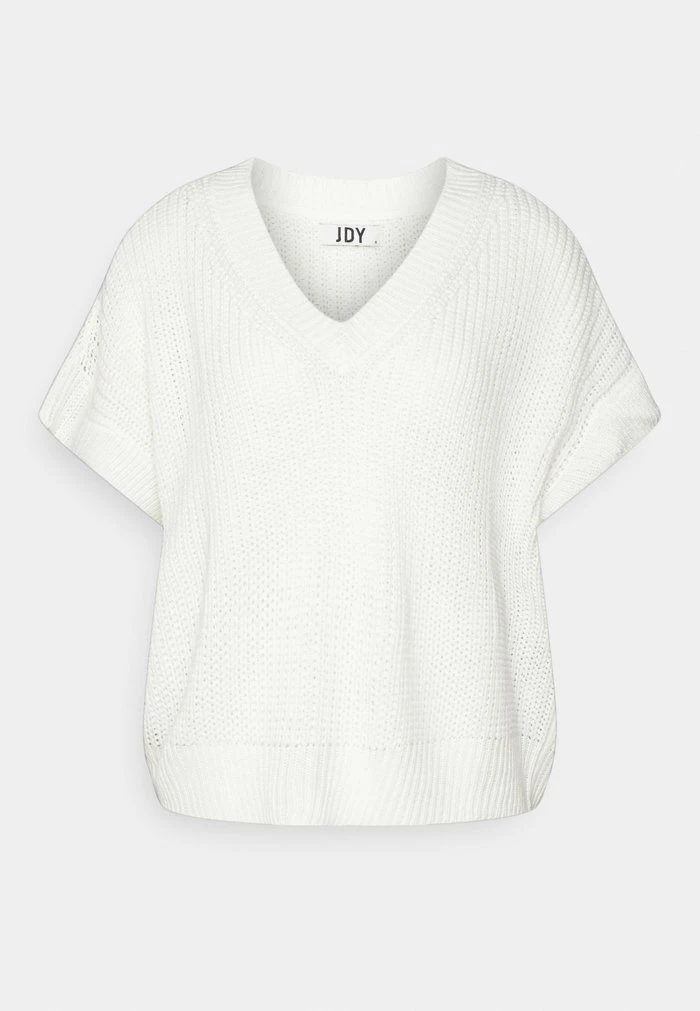 JDYJUSTY V NECK VEST - T-shirt Basique - Cloud Dancer 1 JDYJUSTY V NECK VEST - T-shirt Basique - Cloud Dancer