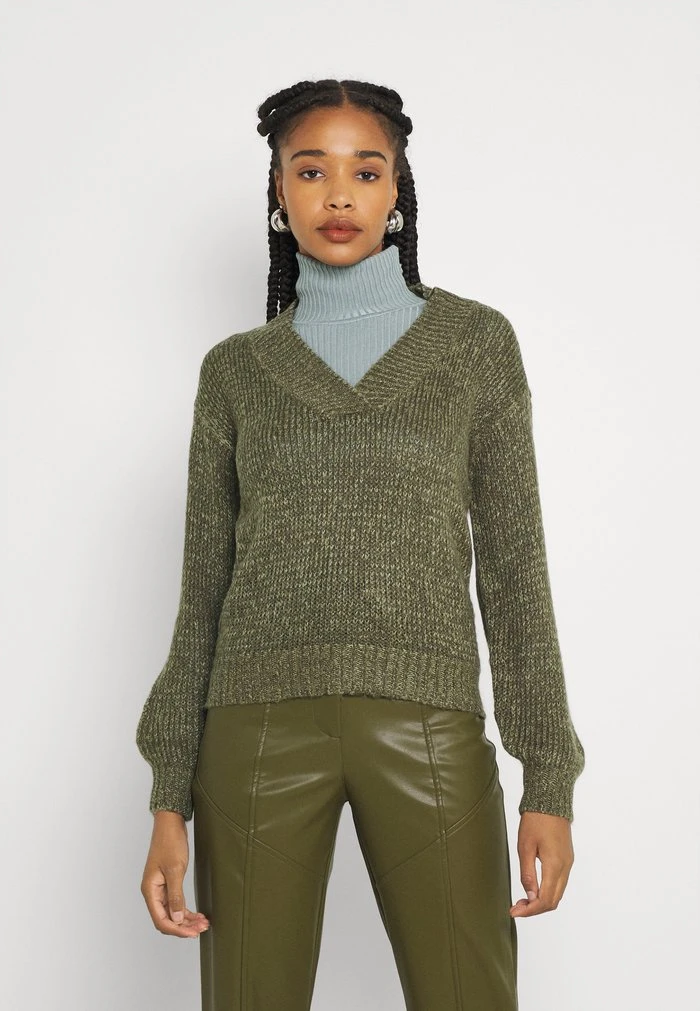 JDYHILARY V-NECK - Pullover - Kalamata 1 JDYHILARY V-NECK - Pullover - Kalamata