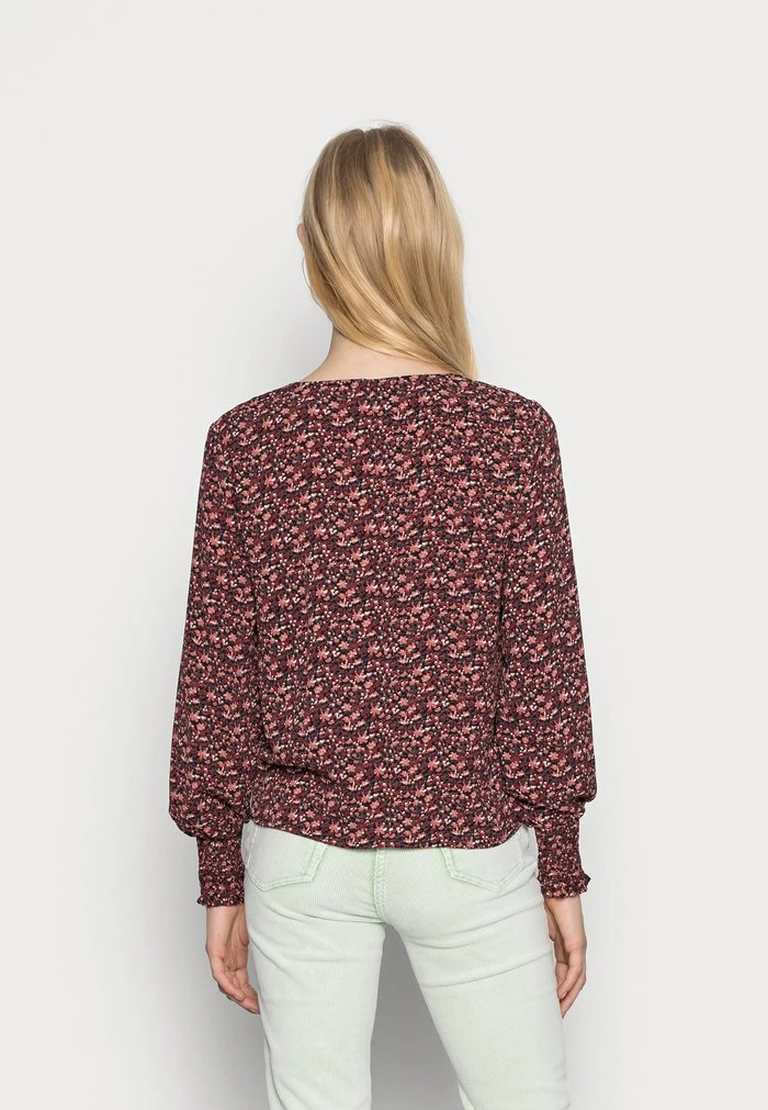 JDYPIPER V NECK - Blouse - Black/light Pink 3 JDYPIPER V NECK - Blouse - Black/light Pink – Image 3