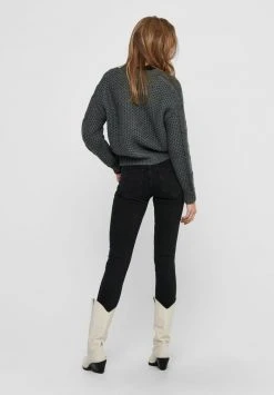 JDYJULIA CABLE CARDIGAN - Gilet - Dark Grey Melange -JDY Soldes Magasin 2ddee285ecdc41d58386288a1f35a9c9